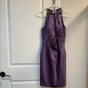 Elegant Purple Formal Sleeveless Dress